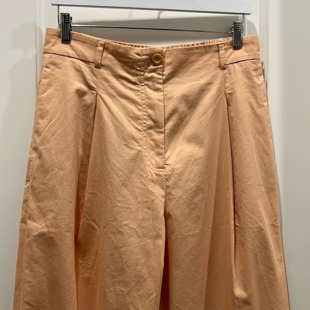 COS Peach Wide Leg Pants - Picture 2 of 7